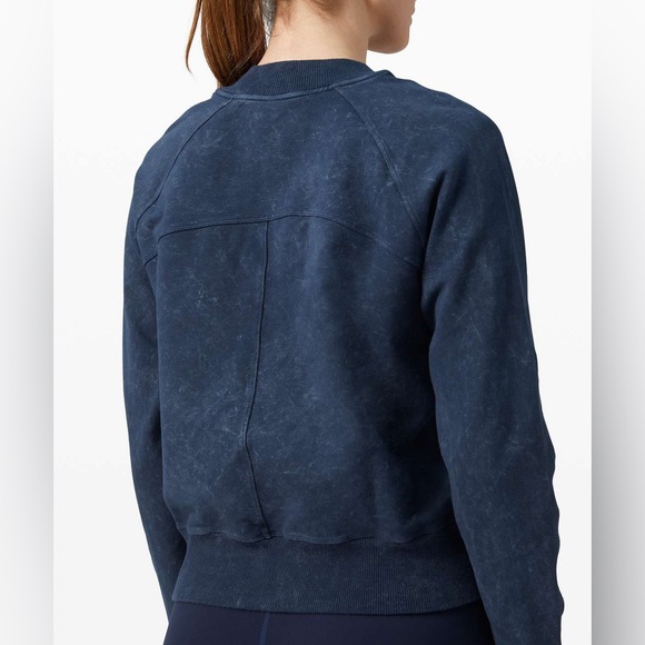 Lululemon Ready to Roll Crew *Dye Acid Rubber Dye True Navy - Picture 3 of 12